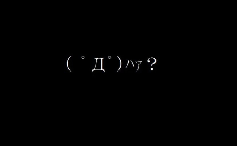 (゚Д゚)ハァ?って表情になって消えた