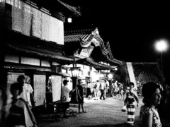 昭和のような町並みの異世界