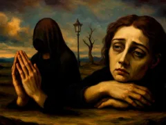 逆拍手の女性にまつわる都市伝説