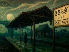 異世界の輸界「やみ駅←きさらぎ駅→かたす駅」