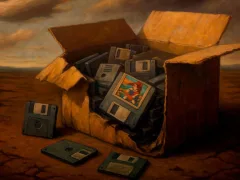 ゲームソフトと母子の最期