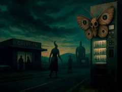 異界のドライブイン ― 消えた車と巨大な蛆