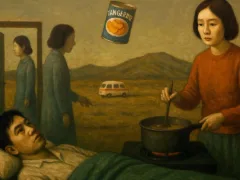 台所の背中 ― 亡き妻が作った最後の雑炊