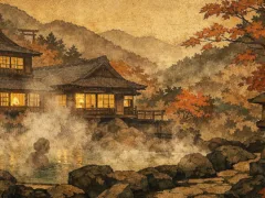 湯けむりの向こう側