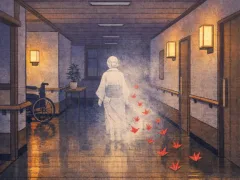 サキさんの折り鶴