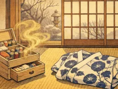 祖母の縫いかけ