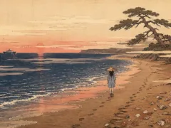 貝殻をくれた子