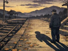 最終列車の影