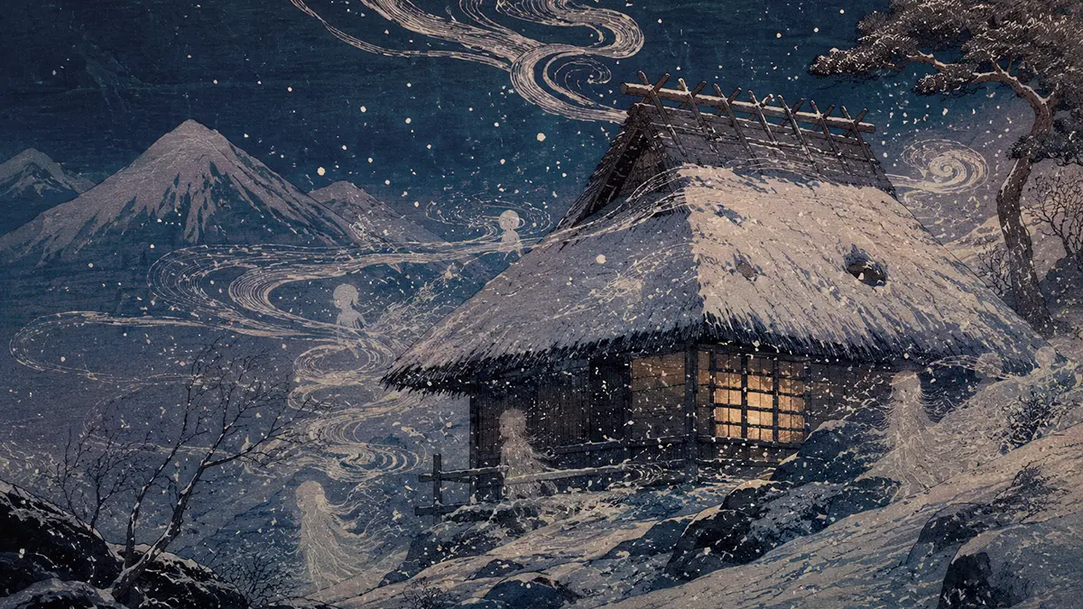 雪と風の幽霊の夜