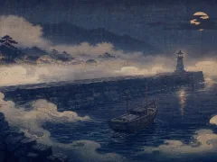 霧の戻り船