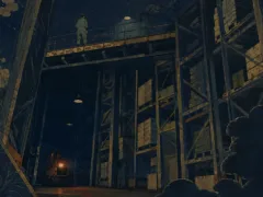 怖い話 夜勤倉庫の最上段