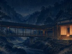 雨の晩だけ濡れる離れの鍵
