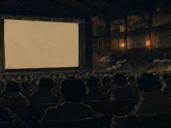 誰もいない映画館の笑い声