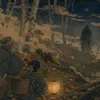 ブナの尾根を下りる片目様