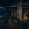蚕室にしまわれた人形