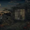 入口のない離れの鏡台