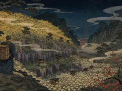 花の終わらない谷の異世界