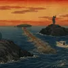 二度鳴る瀬渡しの汽笛
