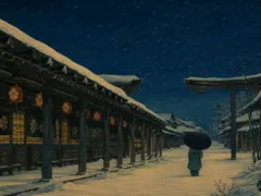 傘を差してはいけない雁木