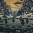 息が白くならない湯治客