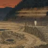 沈んだ村の渡し場