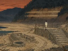 沈んだ村の渡し場