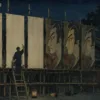 描いた覚えのない看板の顔