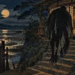潮止め様の膳が濡れる朝