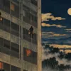 誰も掛けていない三本目のロープ