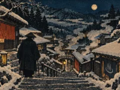 八つ目の外湯へ降りた夜