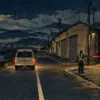 赤い誘導棒は右を指す