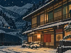 峠の麓の寝息を借りる宿