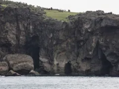 崖っぷちの写真立て