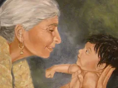 少年と祖母