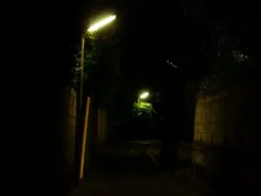 白い傘を差した人