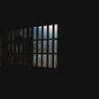 夜の窓（フリー写真）
